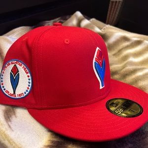 New Era 59Fifty 7 1/2 Atlanta Braves Hat Club Exclusive Icy Blue Bottom